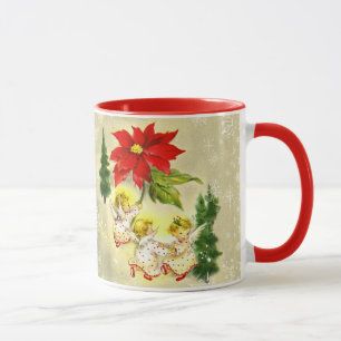 Caneca Joyous Christmas Cherubs Mug