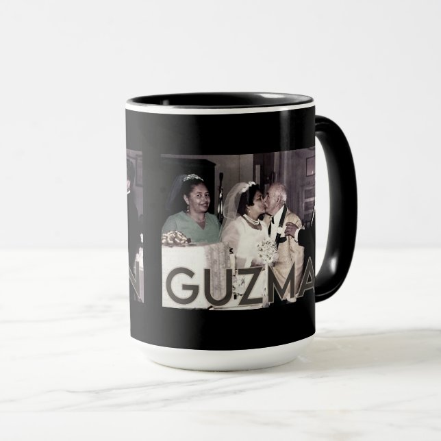 Caneca JUAN SR. & JUANITA GUZMAN Aniversário (Frente Esquerda)