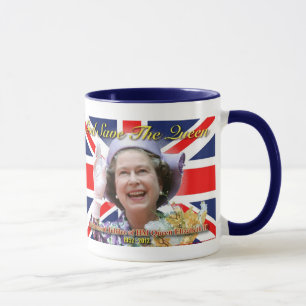 Caneca Jubileu de diamante do HM rainha Elizabeth II