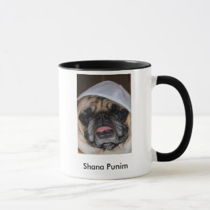 Caneca judaica do pug