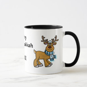 Caneca Judeu e Gentile Reindeer Chrismukkah Mug