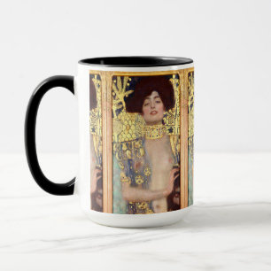 Caneca Judith e o Chefe de Holofernes por Gustav Klimt