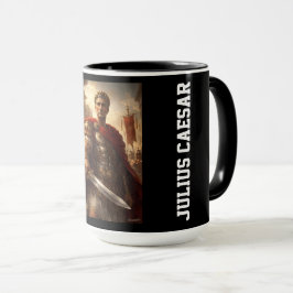 Caneca Júlio César preto