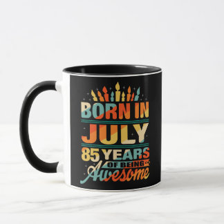 Caneca July 1937 85 Years Old 85th Birthday Gifts Candle