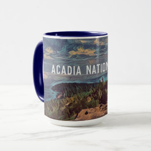 Caneca Jumbo Personalizável do Parque Nacional Acadia Sky
