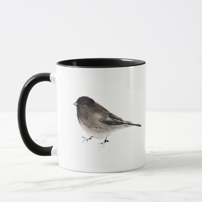 Caneca Junco Chickadee Bird (Esquerda)