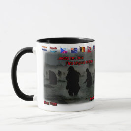 Caneca June 6th, 1944 Normandy Landing on a Coffee