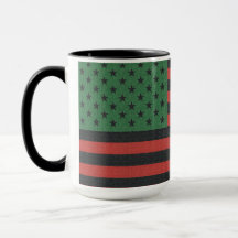 Caneca Juneteenth afro-americana