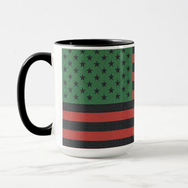 Caneca Juneteenth afro-americana (Esquerda)