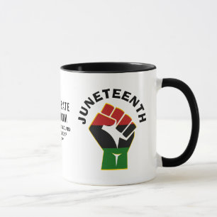 Caneca JUNETEENTH: Personalidade Celebra a Liberdade