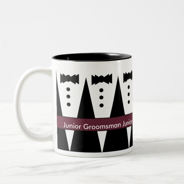 Caneca júnior do padrinho de casamento - Tuxes (Esquerda)
