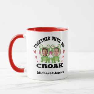 Caneca Juntos Até Cortar Nomes & Rostos Personalizados Do