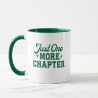 Caneca Just One More Chapter Verde Bookworm