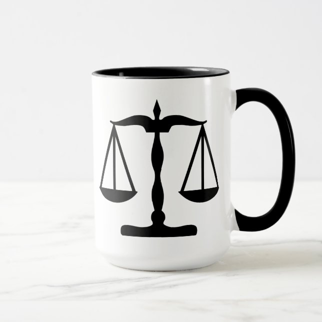 Caneca Justiça escala o preto do ~ (Direita)