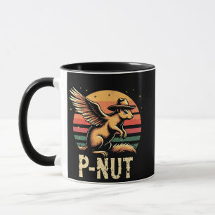 Caneca Justiça Para O Amendoim O Esquilo P’nut PNut Peanu