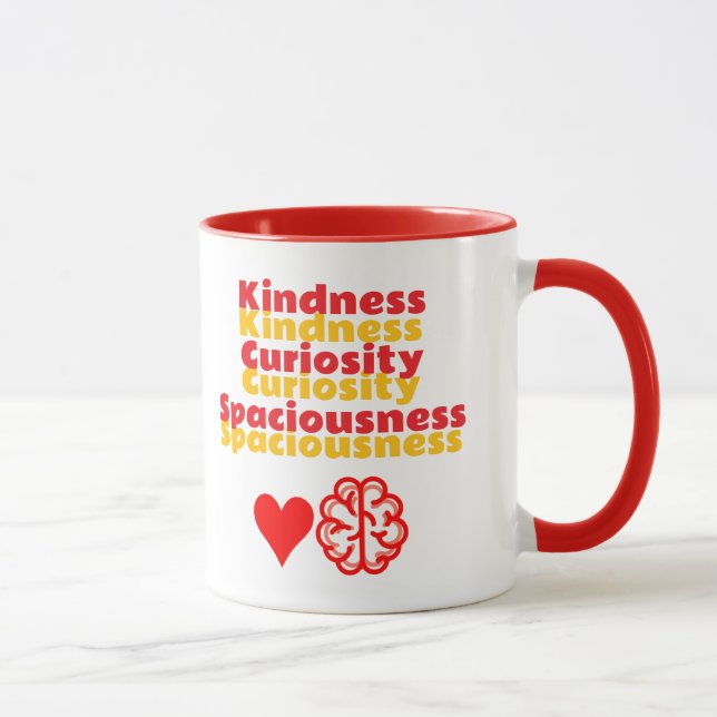 Caneca K C S - Gentileza Curiosidade Espacividade (Direita)