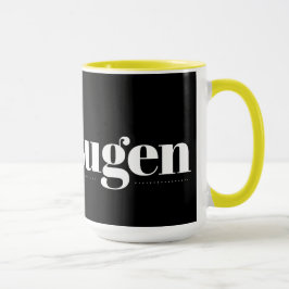 Caneca Kaffesugen Black and Yellow Mug