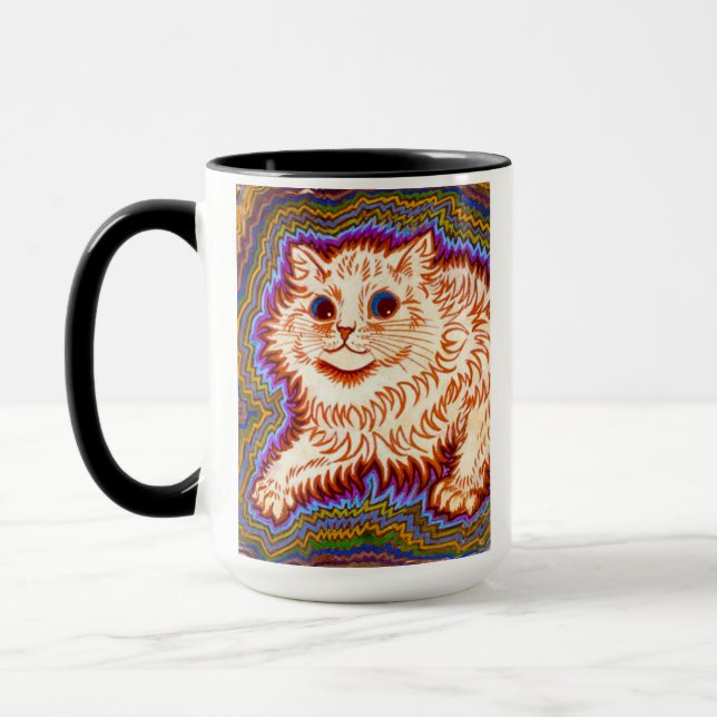 Caneca Kaleidoscope Cat (Esquerda)