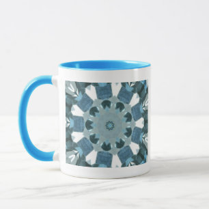 Caneca Kaleidoscópio Azul