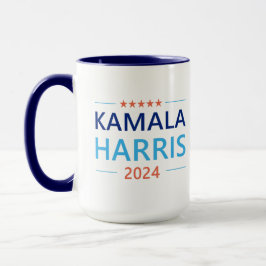 Caneca Kamala Harris 2024 para o Presidente