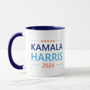 Caneca Kamala Harris 2024 para Presidente Eleição EUA