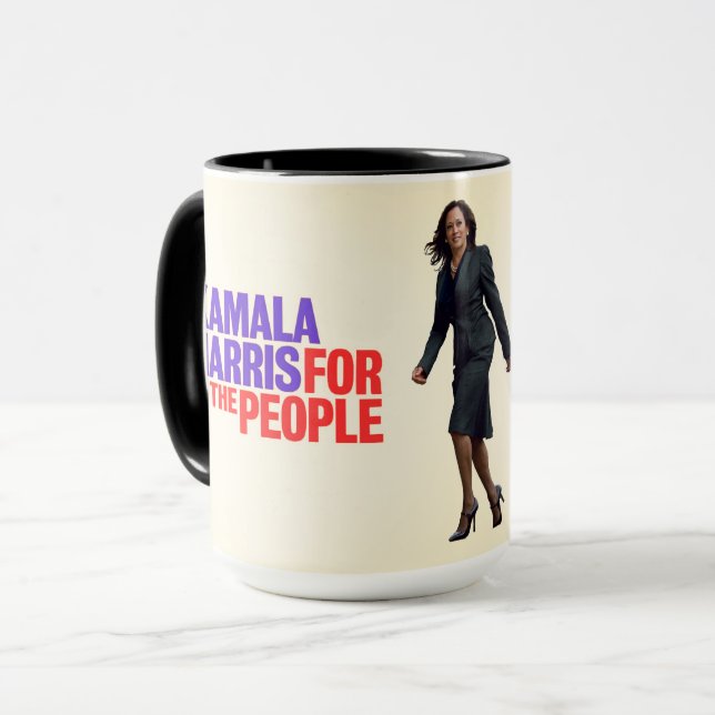 Caneca Kamala Harris para as pessoas 2020 (Frente Esquerda)