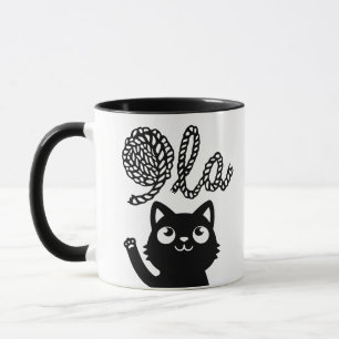 Caneca Kamala Harris Presidente 2024 Comma La Cat e Yarn