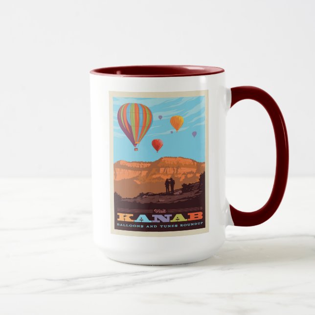 Caneca Kanab, Utah | Balões E Tons Roundup (Direita)