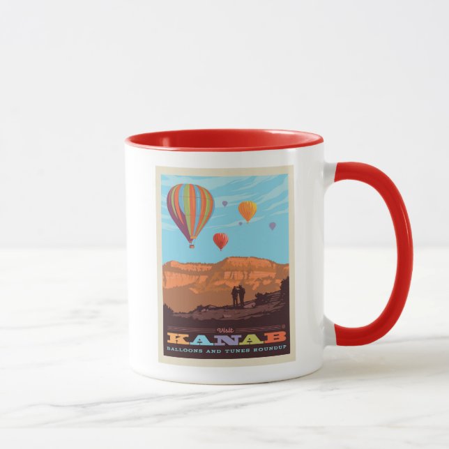 Caneca Kanab, Utah | Balões E Tons Roundup (Direita)