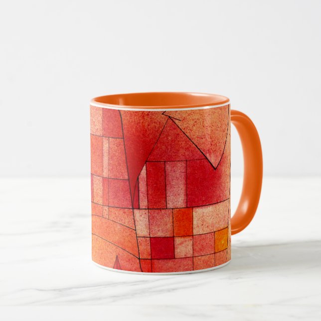 Caneca Kandinsky - Amarelo Rosa (Frente Esquerda)
