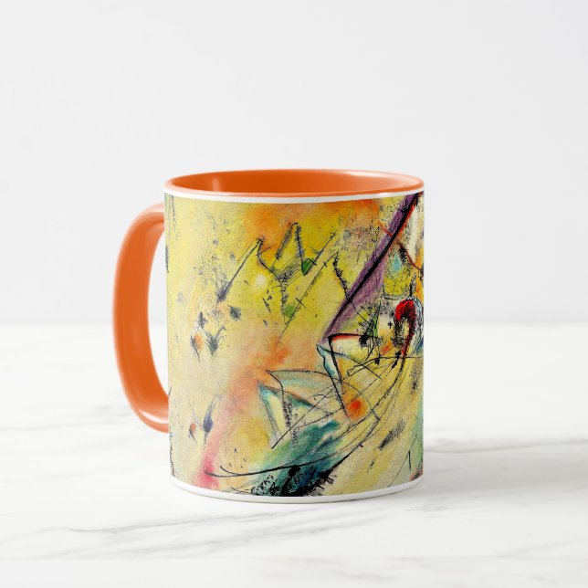 Caneca Kandinsky - Imagem Leve,  (Frente Esquerda)