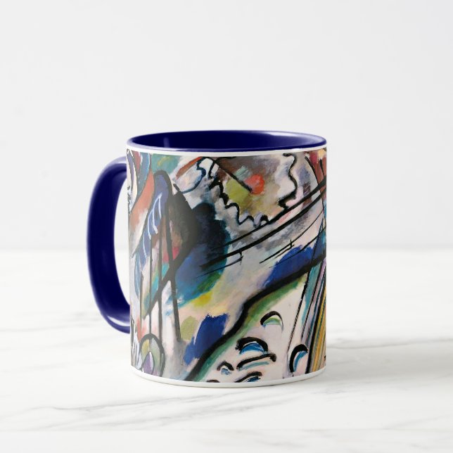 Caneca Kandinsky - improvisação 28, segunda versão, (Frente Esquerda)