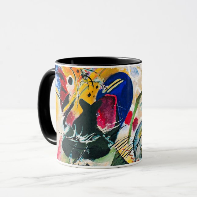 Caneca Kandinsky - Improvisação 35, (Frente Esquerda)