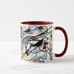 Caneca Kandinsky-inspirada
