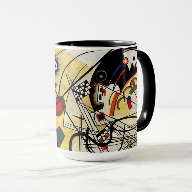 Caneca Kandinsky - Linha transversal (Frente Esquerda)
