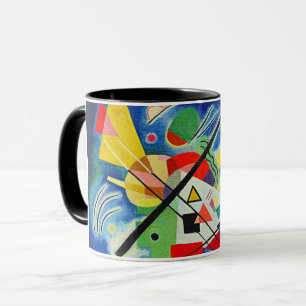 Caneca Kandinsky - Pintura Azul,