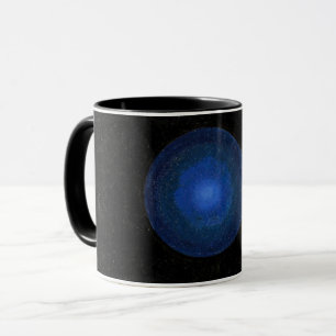 Caneca Kandinsky - Pintura azul, famosa,