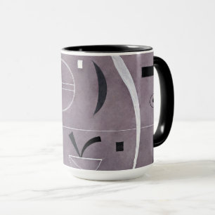Caneca Kandinsky - Quatro Partes, abstrato art,