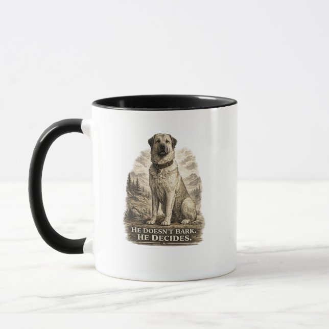 Caneca Kangal – Ele Não Late, Ele Decide (Esquerda)