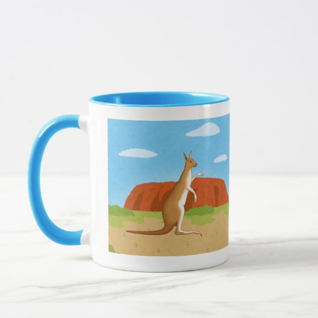 Caneca Kangaroos Mug in the forest  (Esquerda)