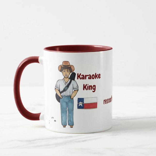 Caneca Karaoke King Mug (Esquerda)