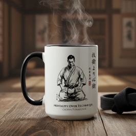 Caneca Karate 5th Precept  - Mentality Over Technique