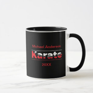 Caneca Karate Martial Arts Red