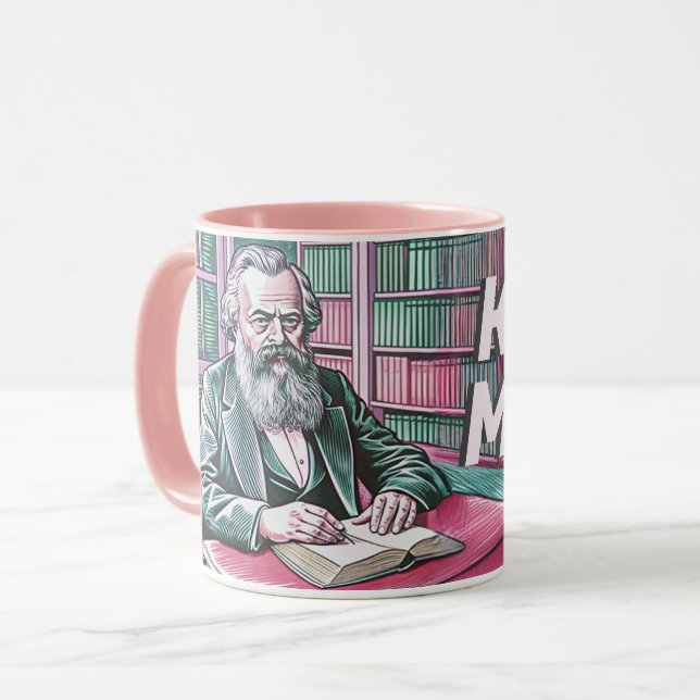Caneca Karl Marx (Fundador do Marxismo) (Frente Esquerda)