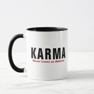 Caneca Karma Engraçado - Xícara "Nunca Perde um En