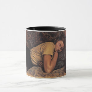 Caneca Katya dormindo (por Serebriakova)