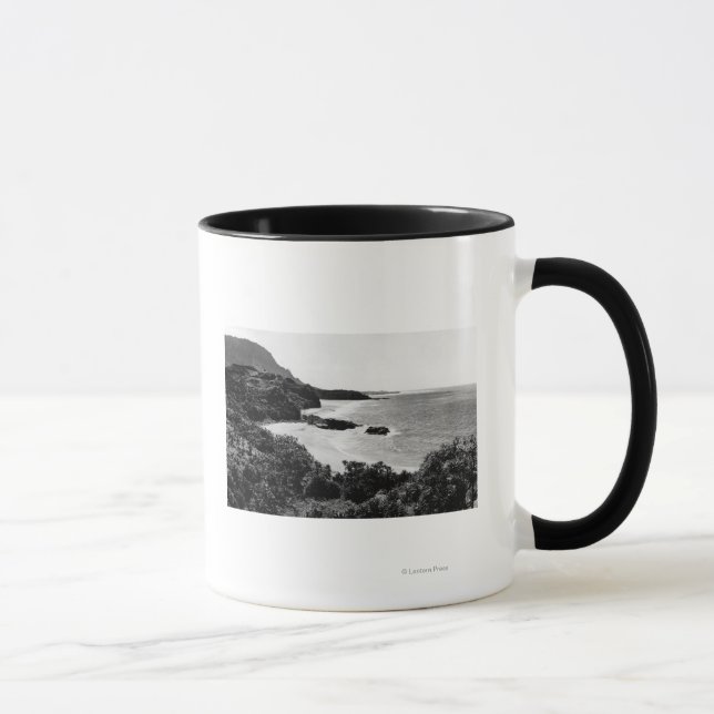 Caneca Kauai, Havaí - Vista de Lumahai Bay & Beach (Direita)