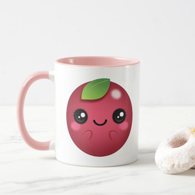 Caneca Kawaii Cranberry (Com Donut)