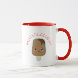 Caneca Kawaii e Doce Como Sorvete