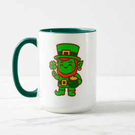 Caneca Kawaii Lucky Leprechaun